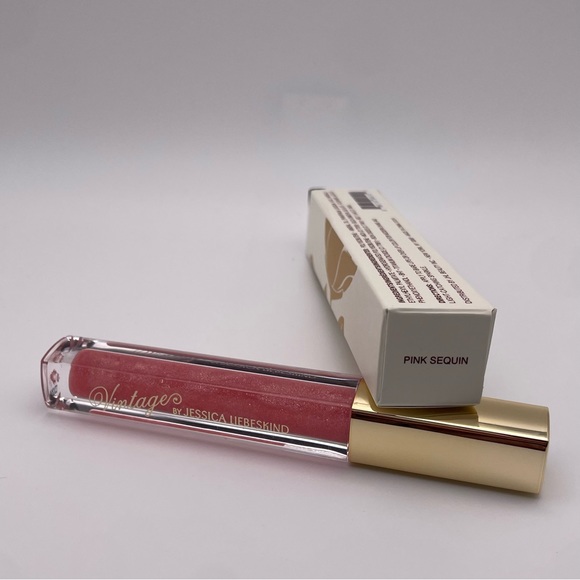 VINTAGE By Jessica Liebeskin Sparkling Lipgloss in “Pink Sequin” (Brand New!) ✨ - Picture 6 of 8